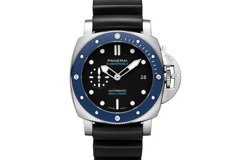 panerai submersible azzurro